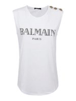 Canotta in jersey con logo