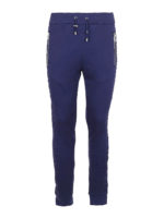 Joggers in cotone con logo in rilievo