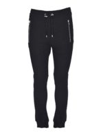 Pantaloni della tuta neri con logo sul retro