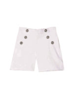 Pantaloncini con iconici bottoni