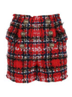 Shorts in tweed motivo tartan