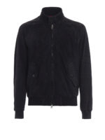 Giacca G9 in pelle scamosciata