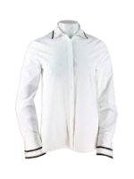 Camicia bianca con rifiniture gioiello