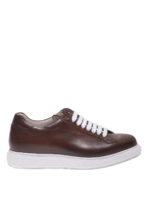Sneaker Brera in pelle marrone