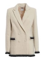 Blazer in misto lana boucle