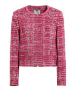 Giacca crop in tessuto boucle