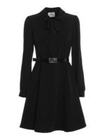 Chemisier in crepe con cintura