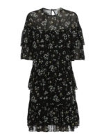 Vestito a balze in georgette