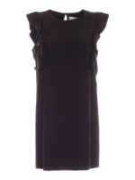 Abito con rouches nero