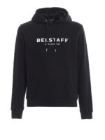 Felpa nera con stampa del logo