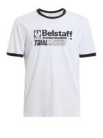 T-shirt in jersey di cotone stampa logo