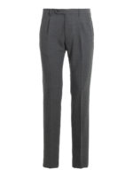Pantaloni Morello in misto lana stretch
