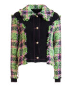 Giacca patchwork in tweed