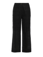 Pantaloni ampi in pizzo Sangallo