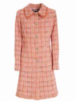 Manteau Au Genou - Orange