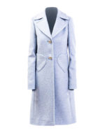 Cappotto monopetto con tasche a cuore