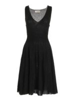 Abito smanicato nero lame