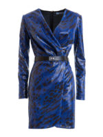 Abito con paillettes e cintura