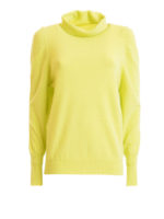 Pullover con maniche drappeggiate