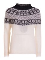 Pull con intarsio a rombi