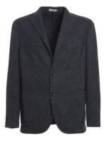 Blazer in cotone jacquard