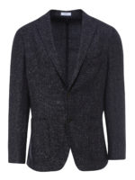 Blazer con motivo microcheck