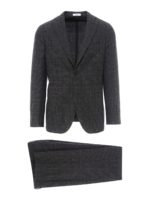 Abito Glen in lana e cotone