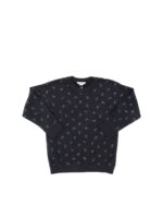 Felpa blu con stampa ciliegie all-over