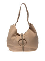 Borsa hobo Elena grande in camoscio