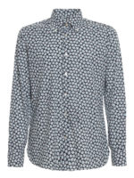 Camicia in lino fantasia floreale