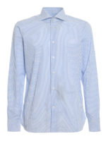 Camicia cucita a mano a righe