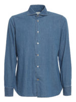 Camicia in denim Passion Green