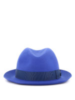 Cappello Eco in feltro con nastro gros grain