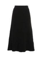 Falda Semilarga - Marron Oscuro