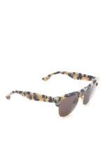 Occhiali clubmaster havana in acetato