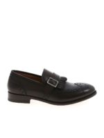 Monk strap marrone con frange