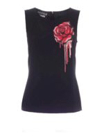 Blusa smanicata nera