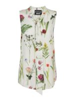 Top con stampa floreale