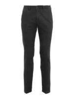 Pantaloni con fantasia micro-check