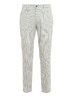 Pantaloni in cotone a righe