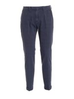 Pantalone tartan blu