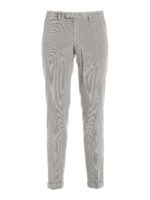 Pantalone in velluto grigio