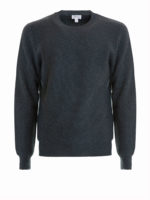 Pull Col Rond Vert Fonce Pour Homme