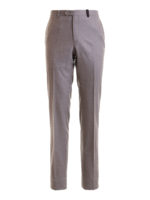 Pantaloni in lana misto cashmere