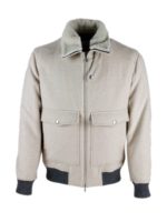 Chaqueta Bomber - Beis