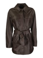 Chaqueta De Cuero - Marron