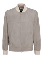 Chaqueta De Cuero - Beis Claro