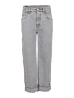 Vaqueros Rectos - Gris Claro