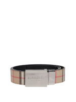 Cintura reversibile Vintage check e nera