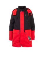 Giacca bicolore interno removibile rossa